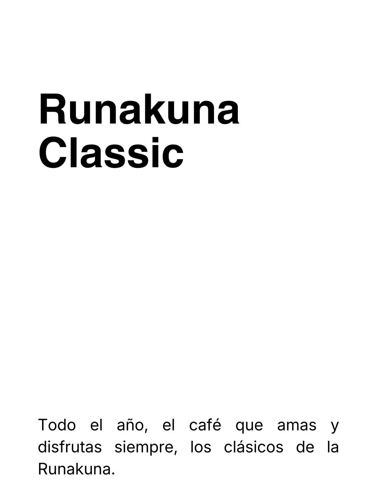 Plan Runakuna Classic
