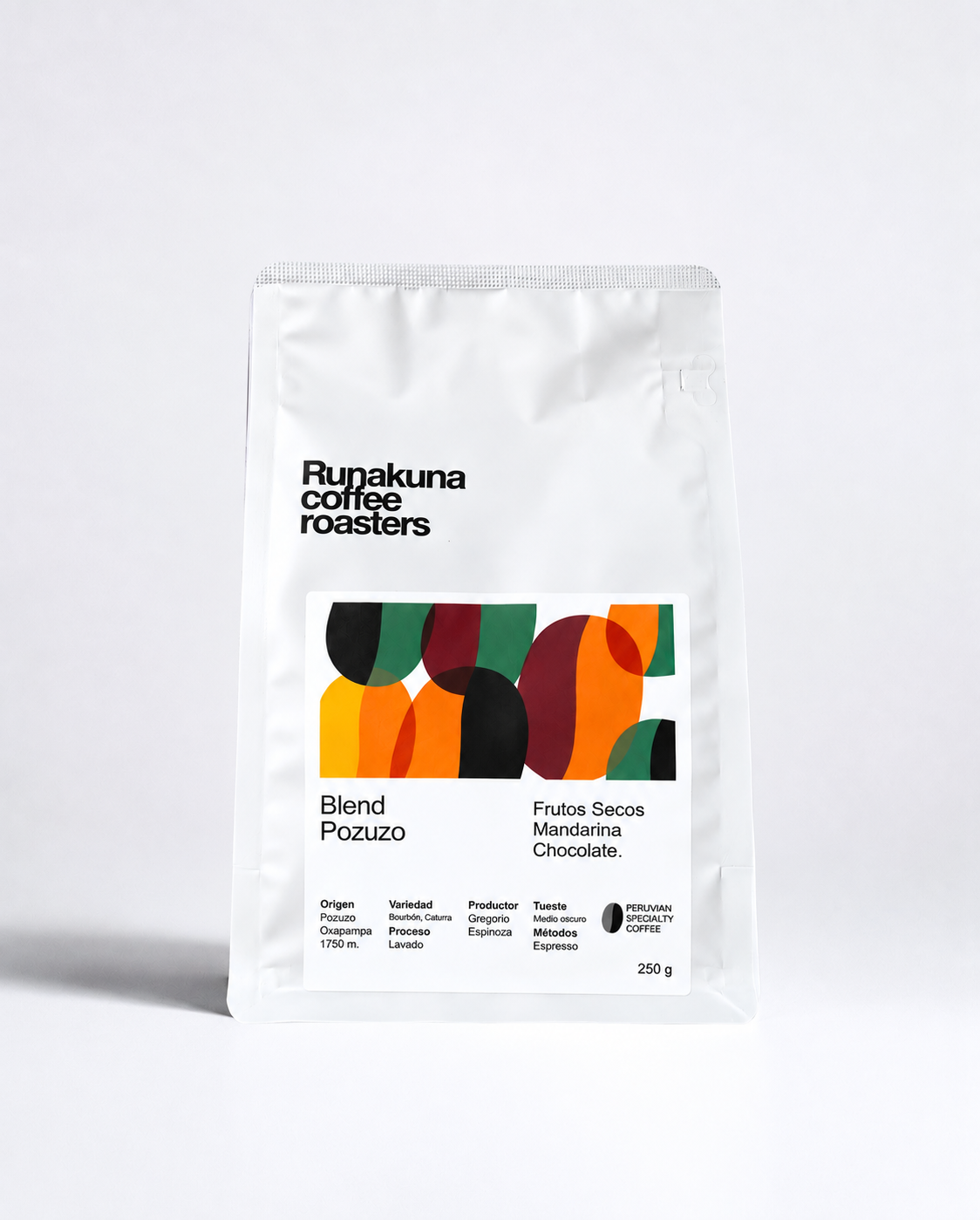 Espresso Blend  Pozuzo, Oxapampa.